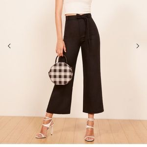 Reformation Saylor Pant Black NWT